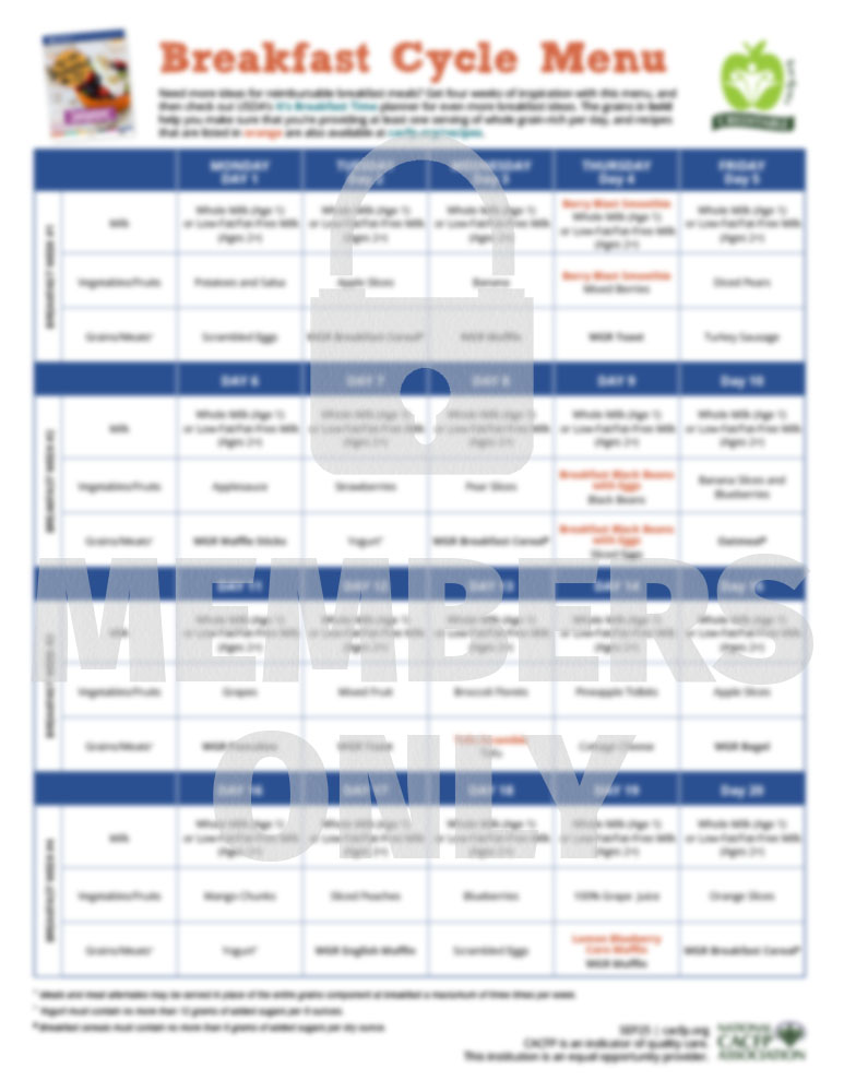 breakfast cycle menu wm
