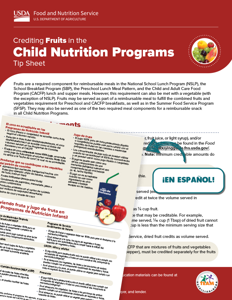 crediting fruits en-sp