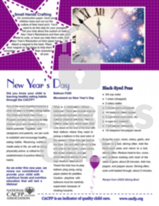 New Years Day Sample Image